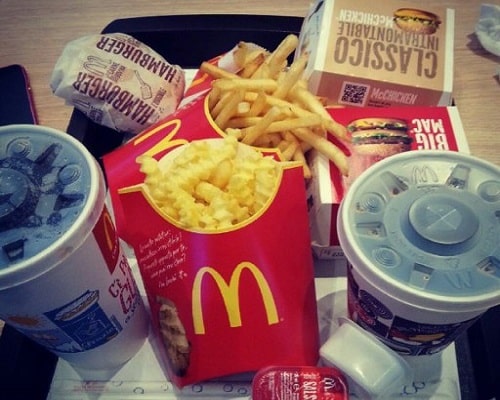 McDonalds lunch