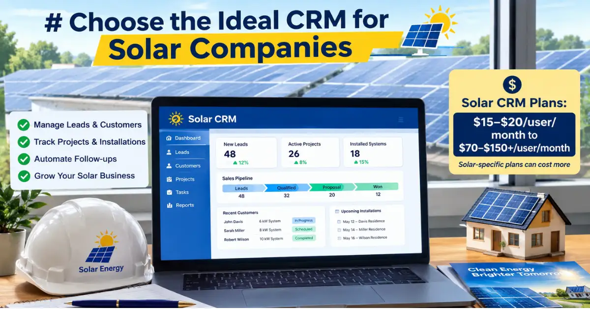 CRM for Solar Companies