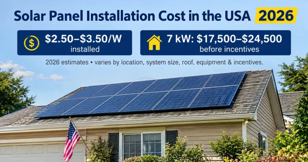 How Much Does Solar Panel Installation Cost in the USA