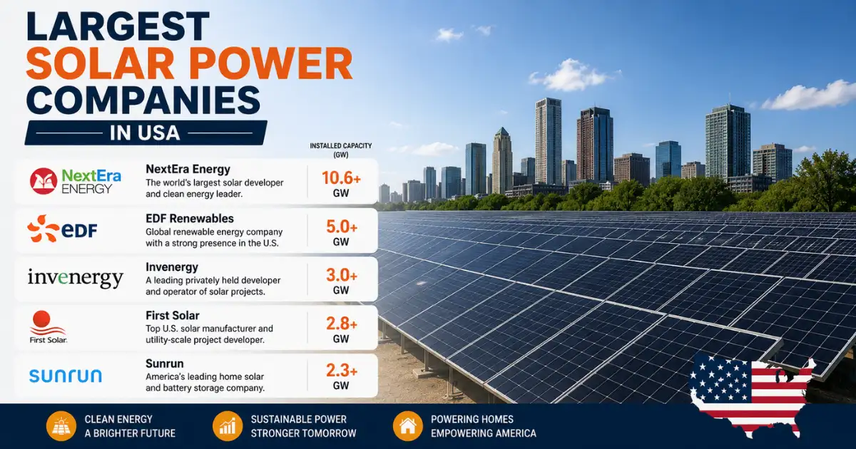 Largest Solar Power Companies
