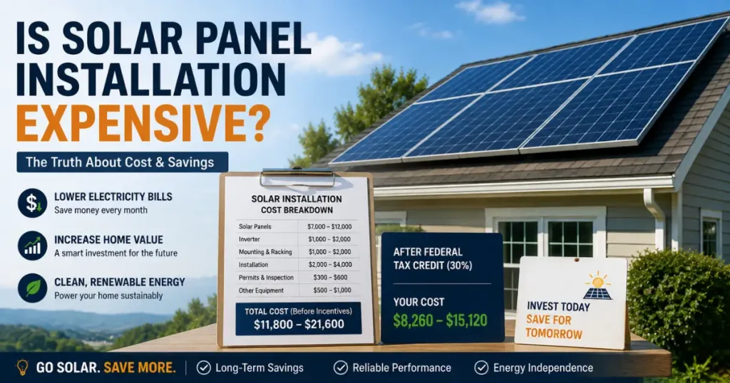 Is Solar Panel Installation Expensive in the United States?