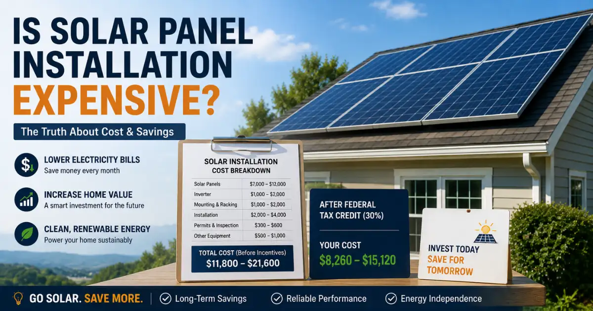Solar Panel Installation expensive