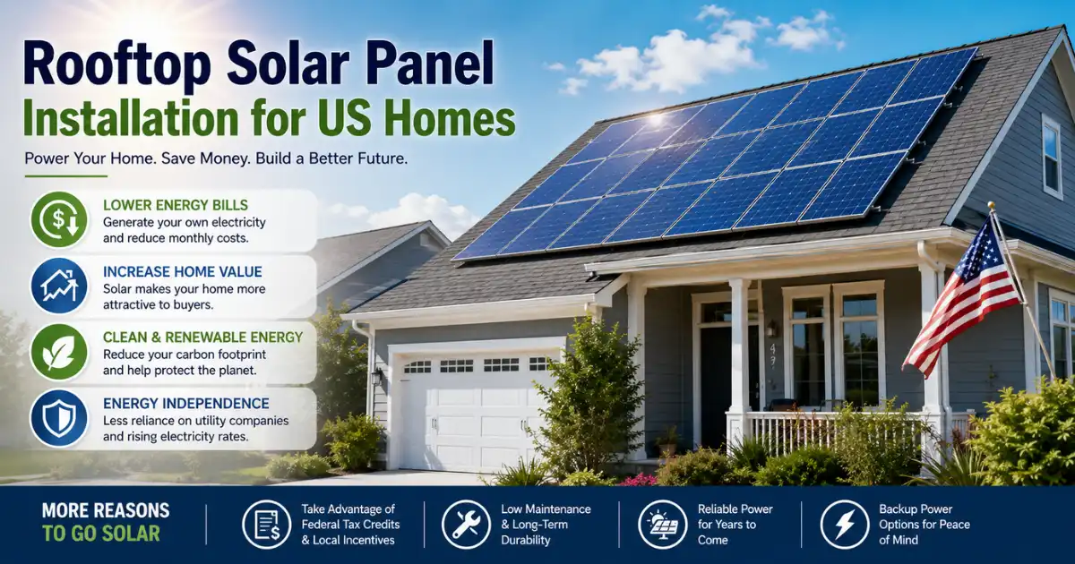 Rooftop Solar Panel Installations