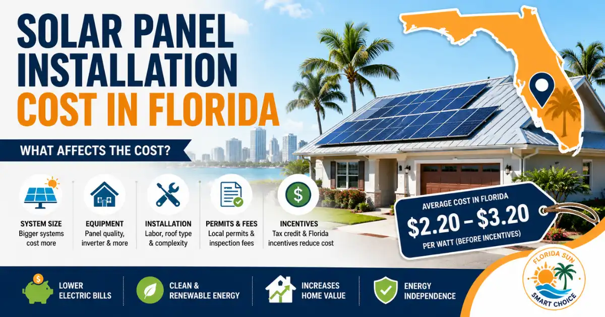 Solar Panel Installation Cost in Florida