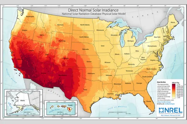 Solar Panel Performance in Different U.S. Climate