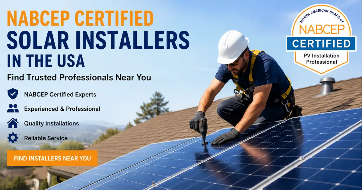 NABCEP Certified Solar Installers