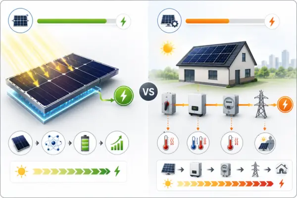 Panel Efficiency vs System Efficiency