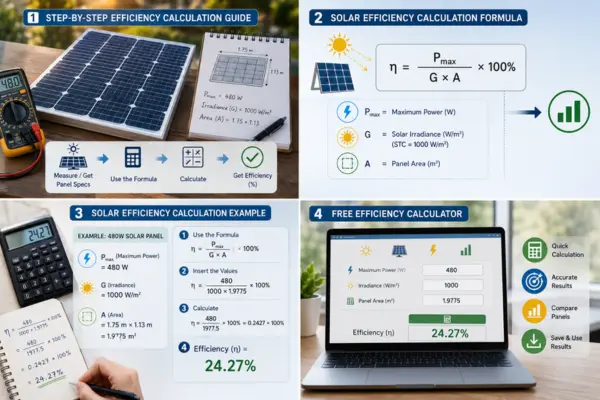 solar Efficiency Calculation Guide