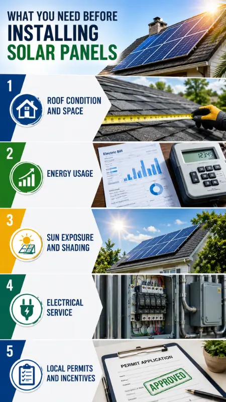 Need Before Installing Solar Panels