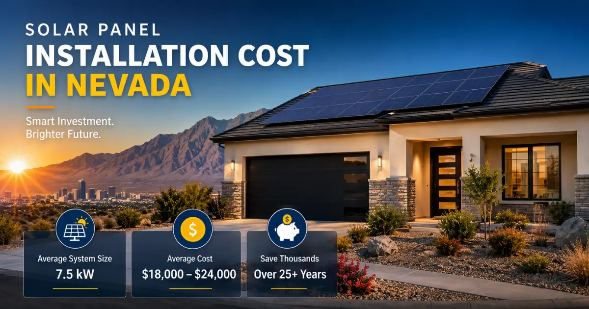Solar Panel Installation Cost in Nevada