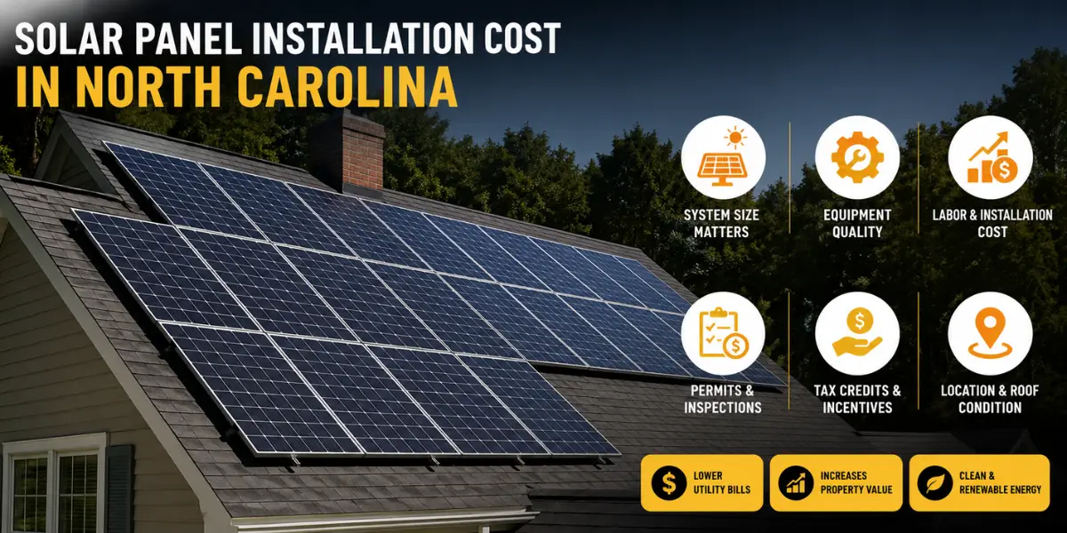 Solar Panel Installation Cost in North Carolina