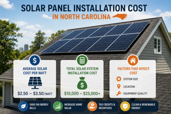 Solar Panel Installation Cost in nc