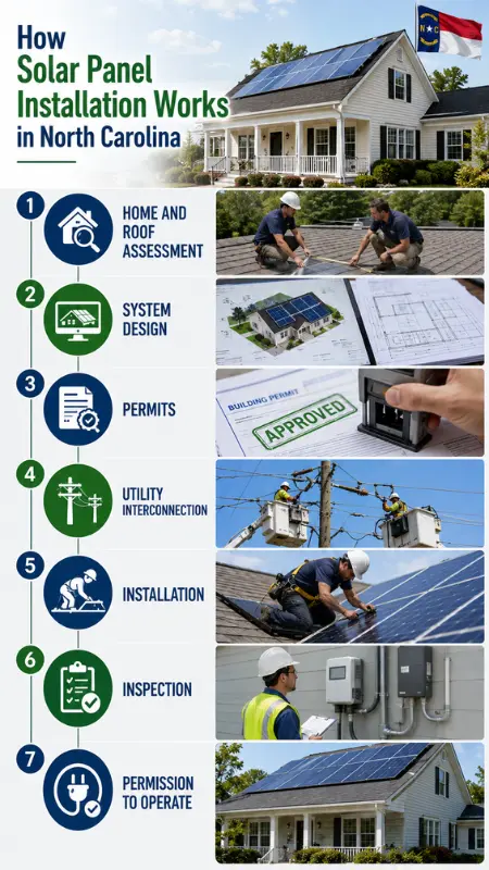 Solar Panel Installation Works in north carolina