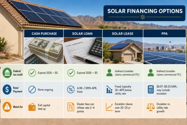 nevada solar financing options