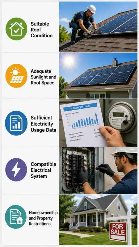 the Requirements for Installing Solar Panels