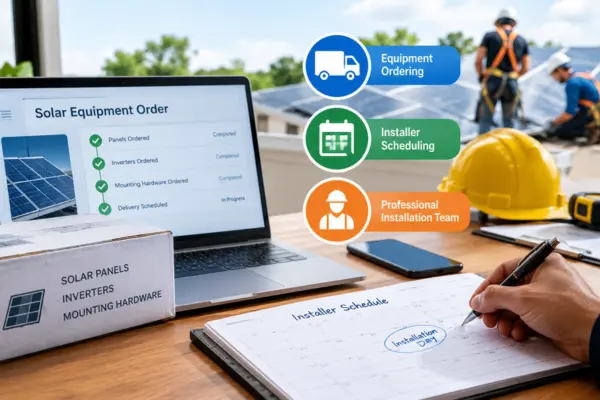 Equipment Ordering & Installer Scheduling