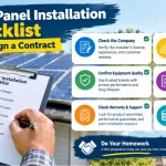 Solar Panel Installation Checklist Before You Sign a Contract