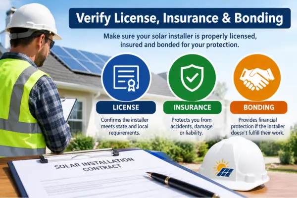 Verify License, Insurance & Bonding