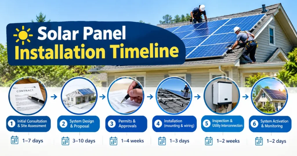 Solar Panel Installation Timeline: How Long Each Step Takes
