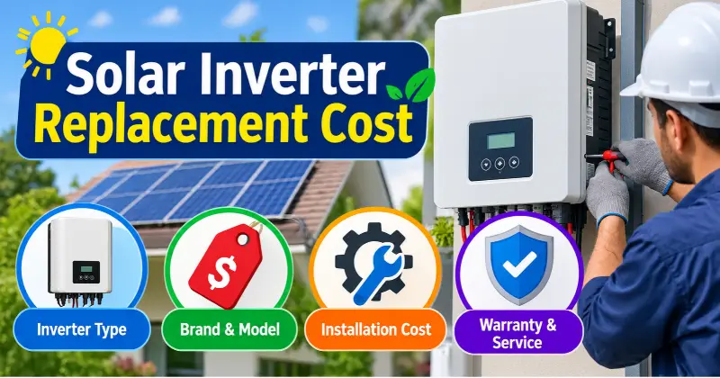 solar inverter replacement cost